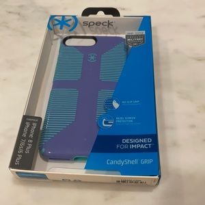 Speck CandyShell Grip Case - Purple and Teal